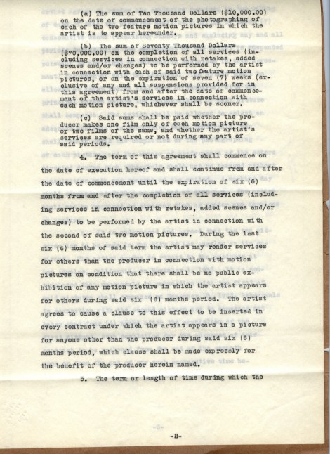 Arliss 20th Cent Contract 2